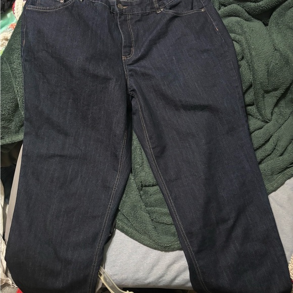 Just My Size by Hanes Dark Blue Straight Leg Jeans - Picture 2 of 4